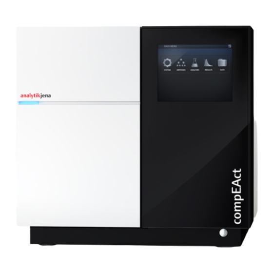 Analytik Jena compEAct S Operating Instructions Manual