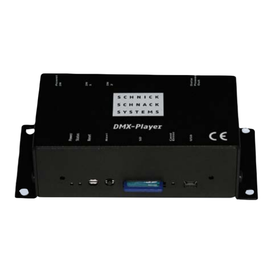 Schnick-Schnack-Systems DMX Player Manuals
