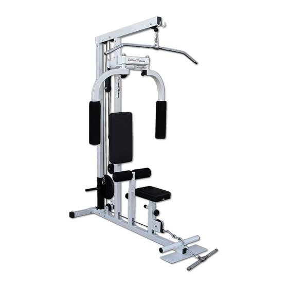 Deltech Fitness DF930 Assembly Instructions Manual