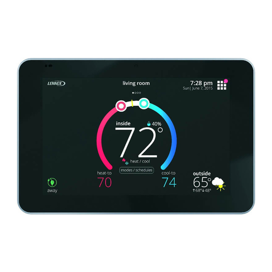 Lennox iComfort S30 Smart Thermostat Manuals