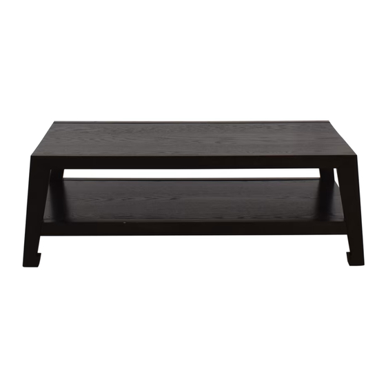 WEST ELM ZEN COFFEE TABLE ASSEMBLY INSTRUCTIONS Pdf Download ManualsLib
