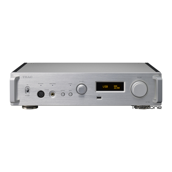 Teac UD701NB Owner's Manual