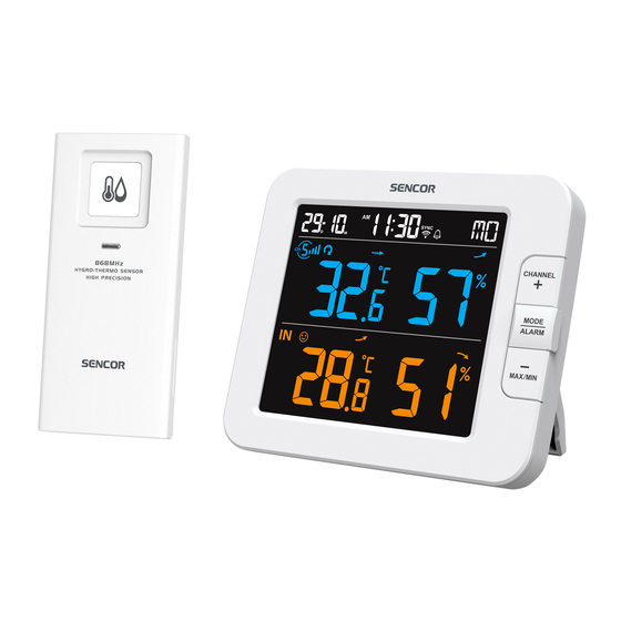 Sencor SWS 8600 SH User Manual