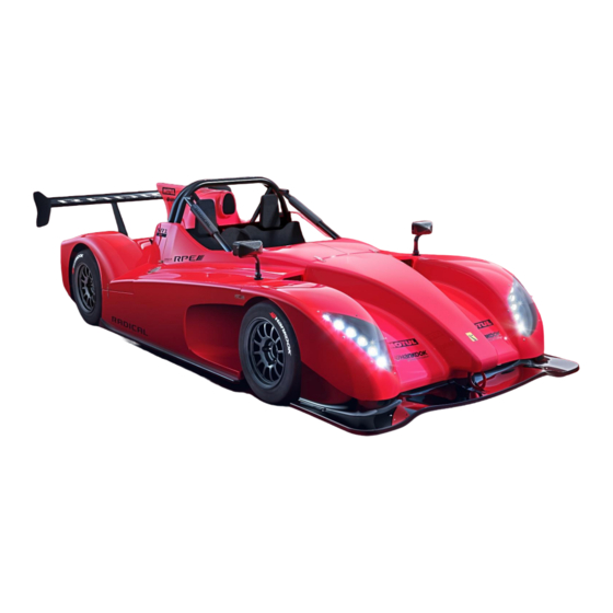 RADICAL SR1 XXR Owner's Manual