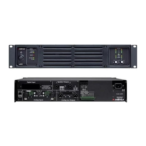 Ashly ne800 Operating Manual