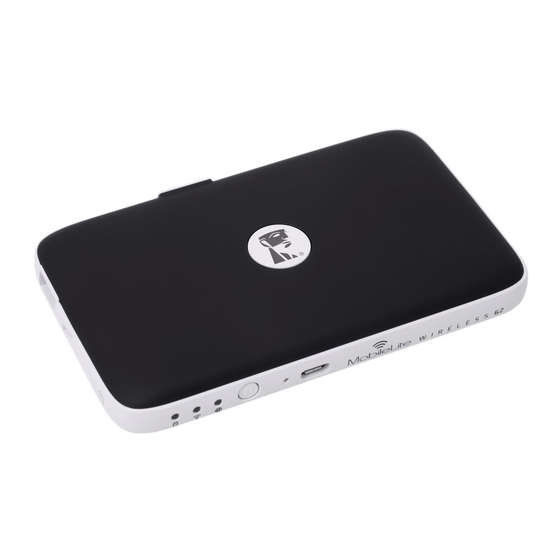 Kingston Technology MobileLite Wireless G2 Setup Manual