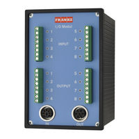 Franke Expansion module I/O Installation And Operating Instructions Manual