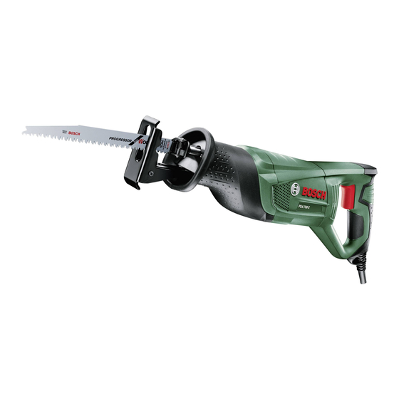 Bosch PSA 700 E Instructions Manual