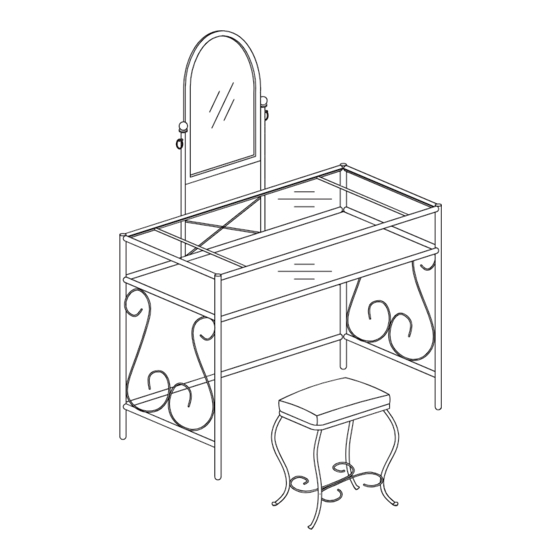 Linon 58950MTL-01-KD-U Manual