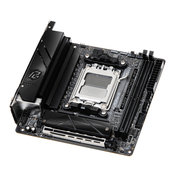 ASROCK PHANTOM GAMING A620I LIGHTNING WiFi User Manual