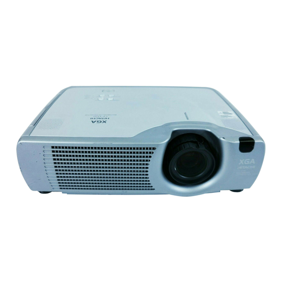 Hitachi CP-X430 series User Manual