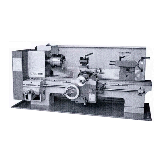 Craftex CT039 Operator's Manual