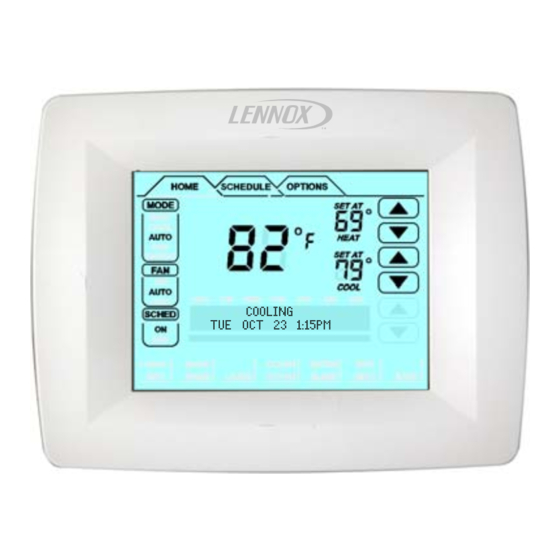 Lennox L7742U Programming And Application Manual