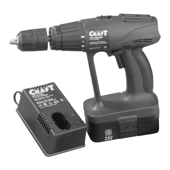 Power Craft PCD-2400IN User Manual