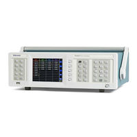 Tektronix PA4000 Series Instructions Manual