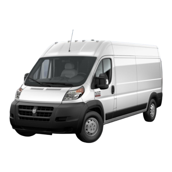 RAM PROMASTER 2018 Manual