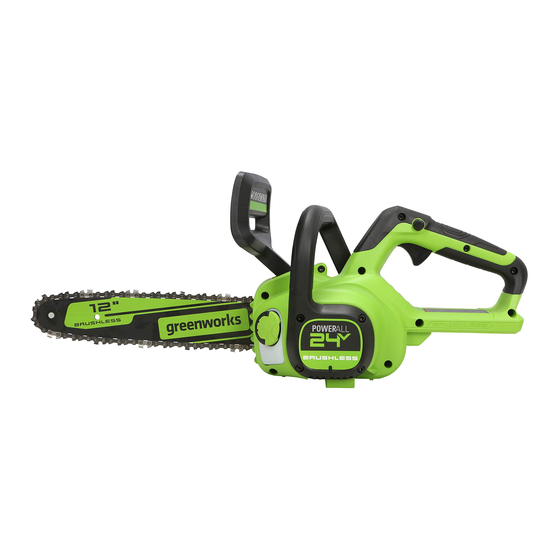 GreenWorks Tools CS24L00 Operator's Manual