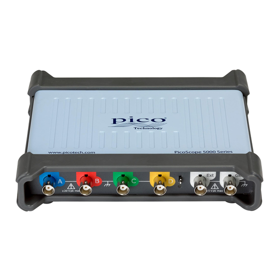pico Technology PicoScope 5000 A Series User Manual