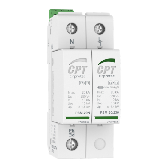 CPT PSM2 Series Installation Instructions