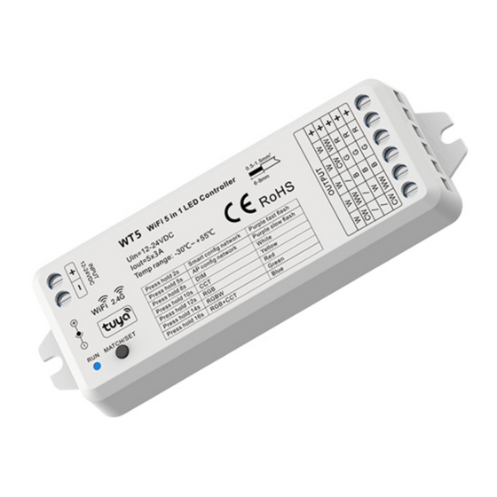 DADA LIGHTING WT5 Quick Start Manual
