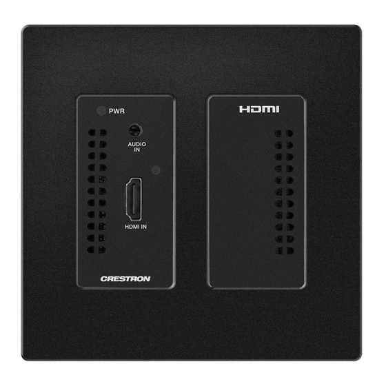 Crestron DM-NVX-E20-2G Quick Start