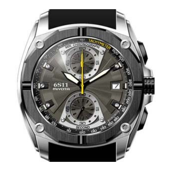 Citizen 6S21 Manual
