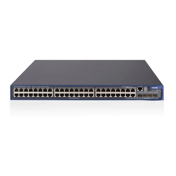 H3C LS-5500-28C-PWR-SI-OVS Installation Manual