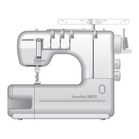 Janome COVER PRO 1000CP Instruction Book