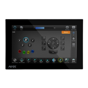 AMX MXD-700 Modero X Series Quick Start Manual