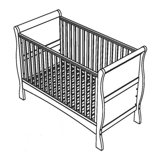 Izziwotnot Baiely Sleigh Cot Bed Manuals