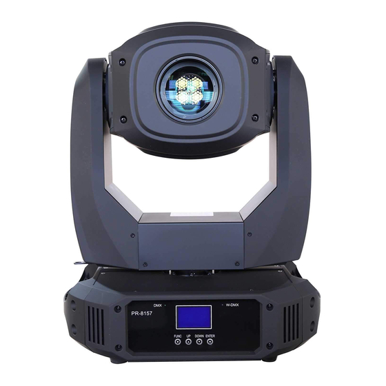 PR Lighting XRLED 300 SPOT Manuals