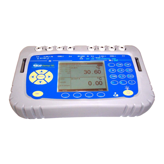 AOIP THERMYS 150 Instruction Manual