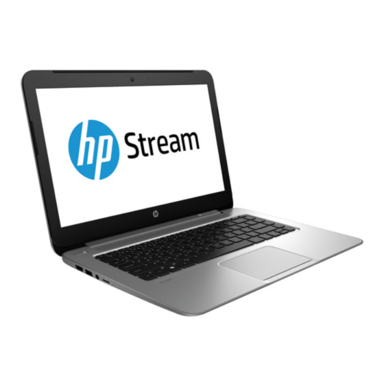 HP Stream Notebook-14-z010nr Manuals