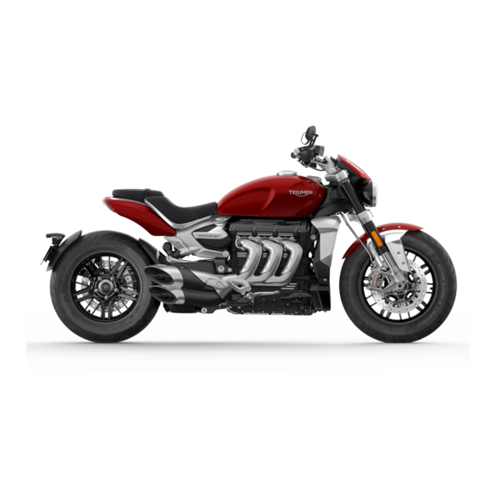 Triumph Rocket 3 GT Owner's Handbook Manual