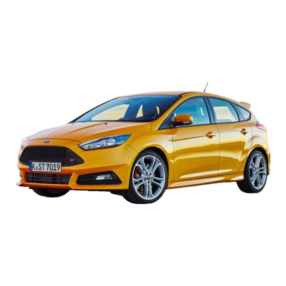 Ford Focus ST 2018 Manuals