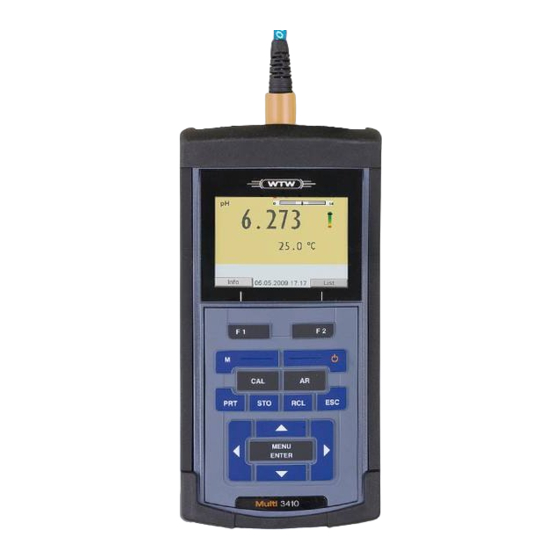 wtw Multi 3410 Operating Manual