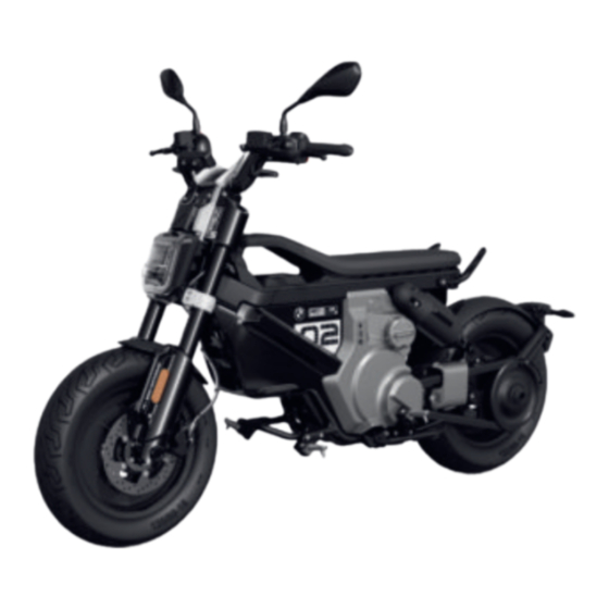 BMW Motorrad CE 02 2023 Rider's Manual