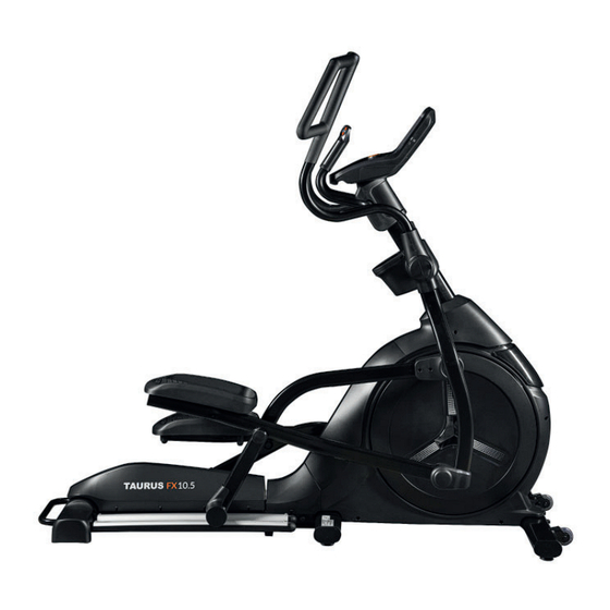 Taurus Crosstrainer FX10.5 Pro Assembly And Operating Instructions Manual
