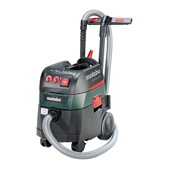 Metabo ASR 35 AutoClean Operating Instructions Manual