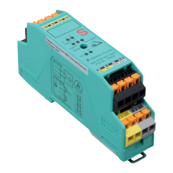 Pepperl+Fuchs VAA-2E2A-KE1P-S/E2 Original Operating Instructions