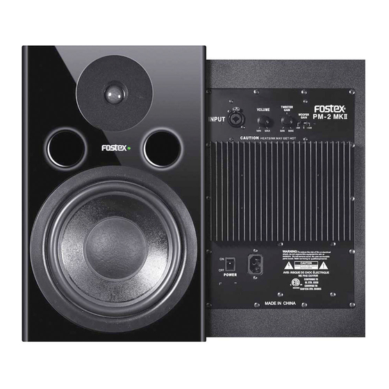 Fostex PM-2 MKII Reference Manual