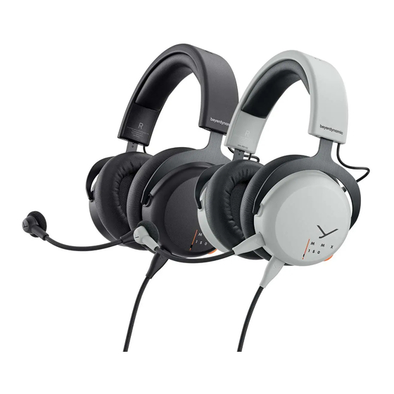 Beyerdynamic MMX 150 Manuals