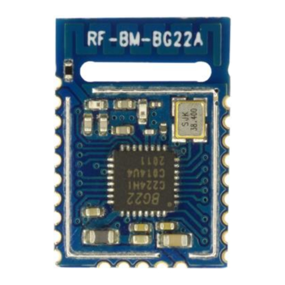 RF-Star RF-BM-BG22A Manual