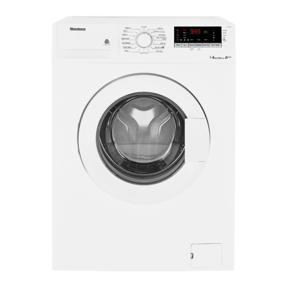 Blomberg LBF1623W Washing Machine Manuals