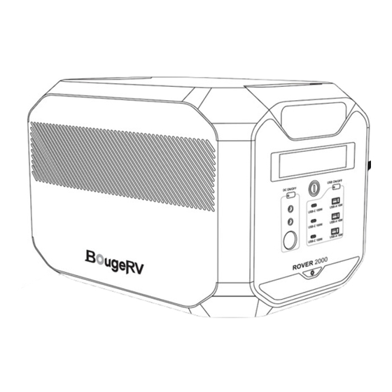 BougeRV ROVER 2000 User Manual