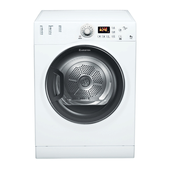 User Manuals: Hotpoint TVFG 85C Futura Tumble Dryer