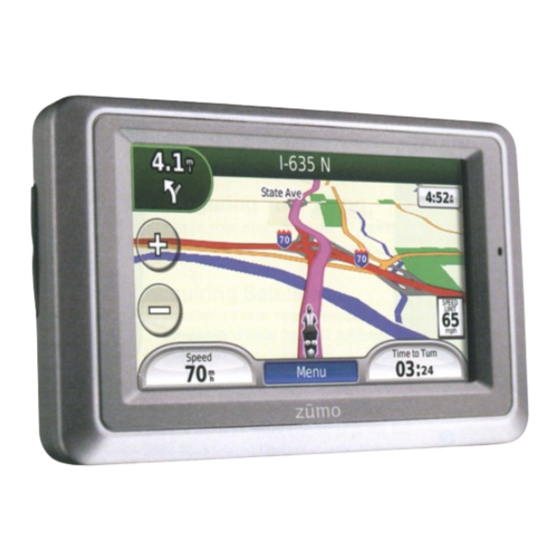 Garmin zumo 660 Quick Start Manual