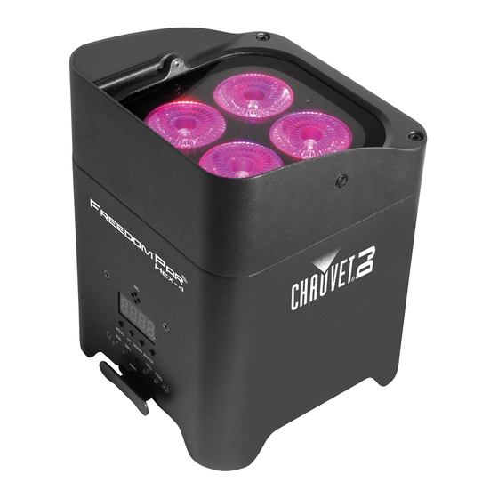 Chauvet Freedom Par Hex-4 User Manual