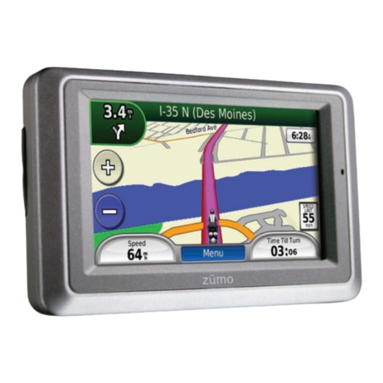Garmin zumo 660 Quick Start Manual