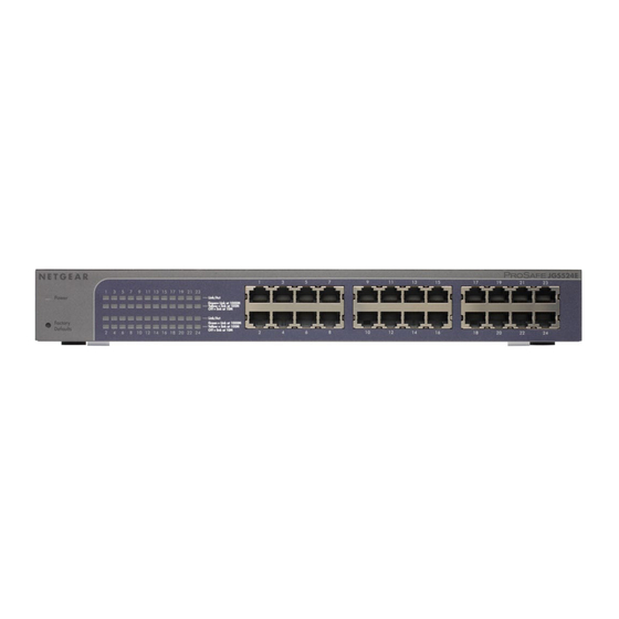 NETGEAR ProSAFE Plus Series Reviewer's Manual